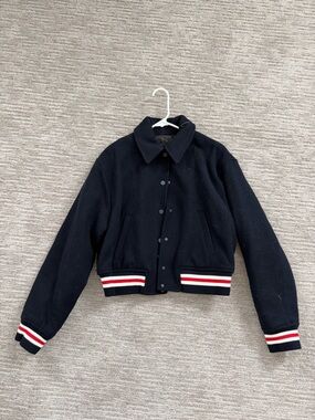 Mango (MNG) Black Quilted Lined Jacket, size medium